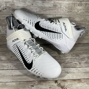 Men’s Size 14 Nike Alpha Menace Pro 2.0 White Black CK4277-100 Football New